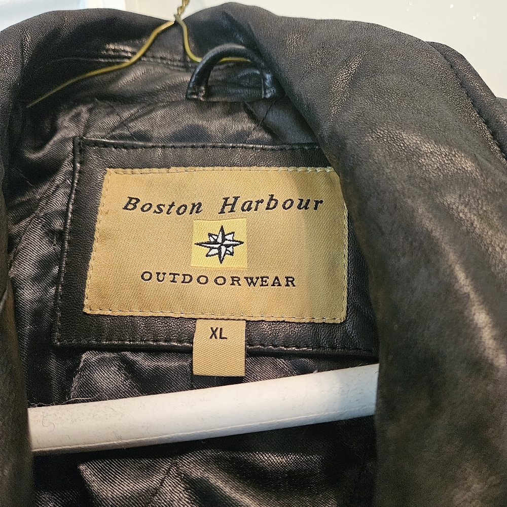 Boston Harbor leather jacket